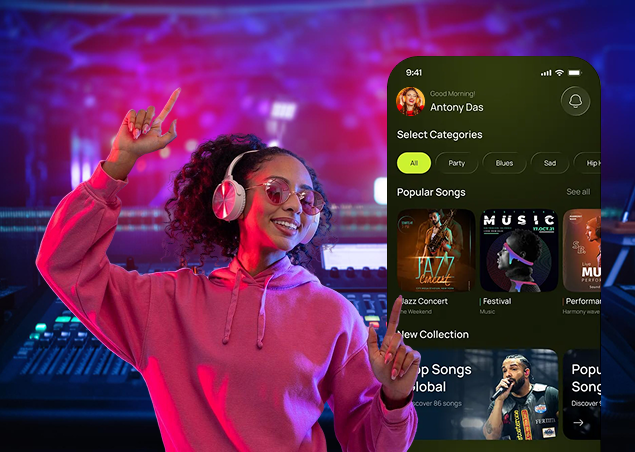 Custom Music Streaming App Development