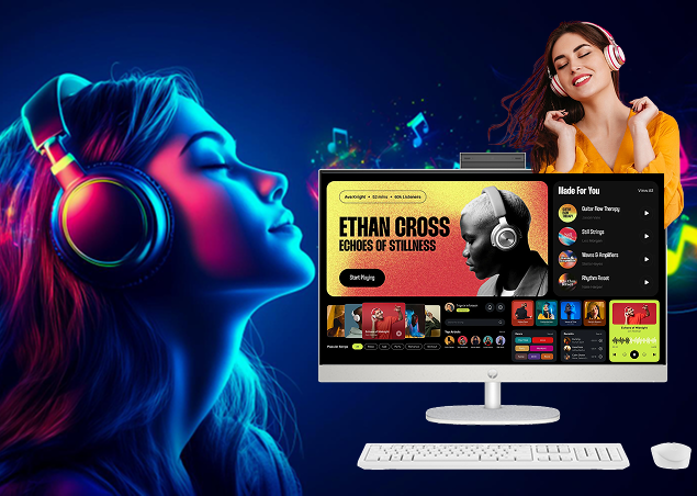 Music Streaming Web App Development