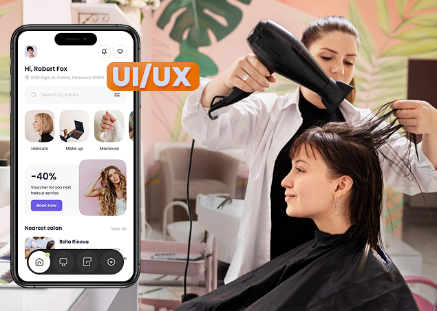 Salon App UI/UX Design